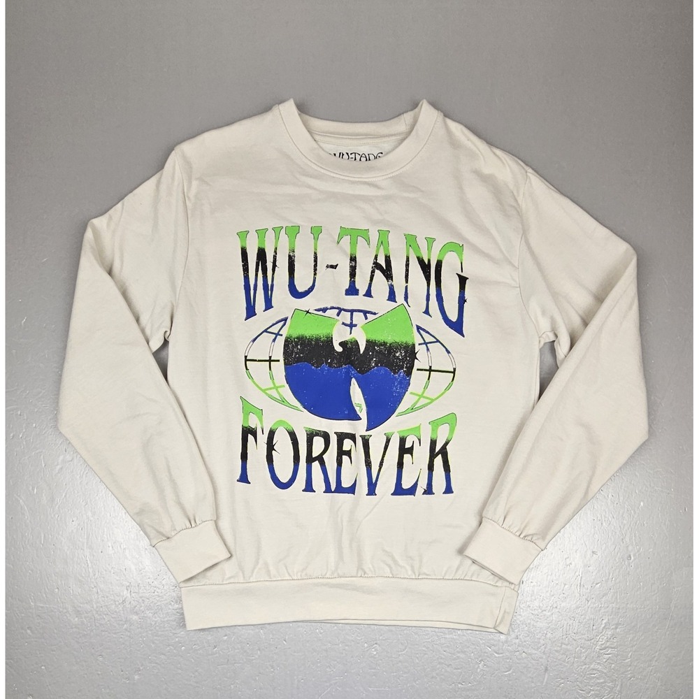 Wu-Tang Forever Tour Sweatshirt Mens‎ Medium Off White Crewneck Hip-Hop